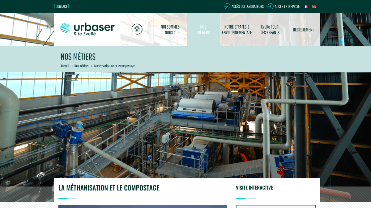Urbaser everé web site