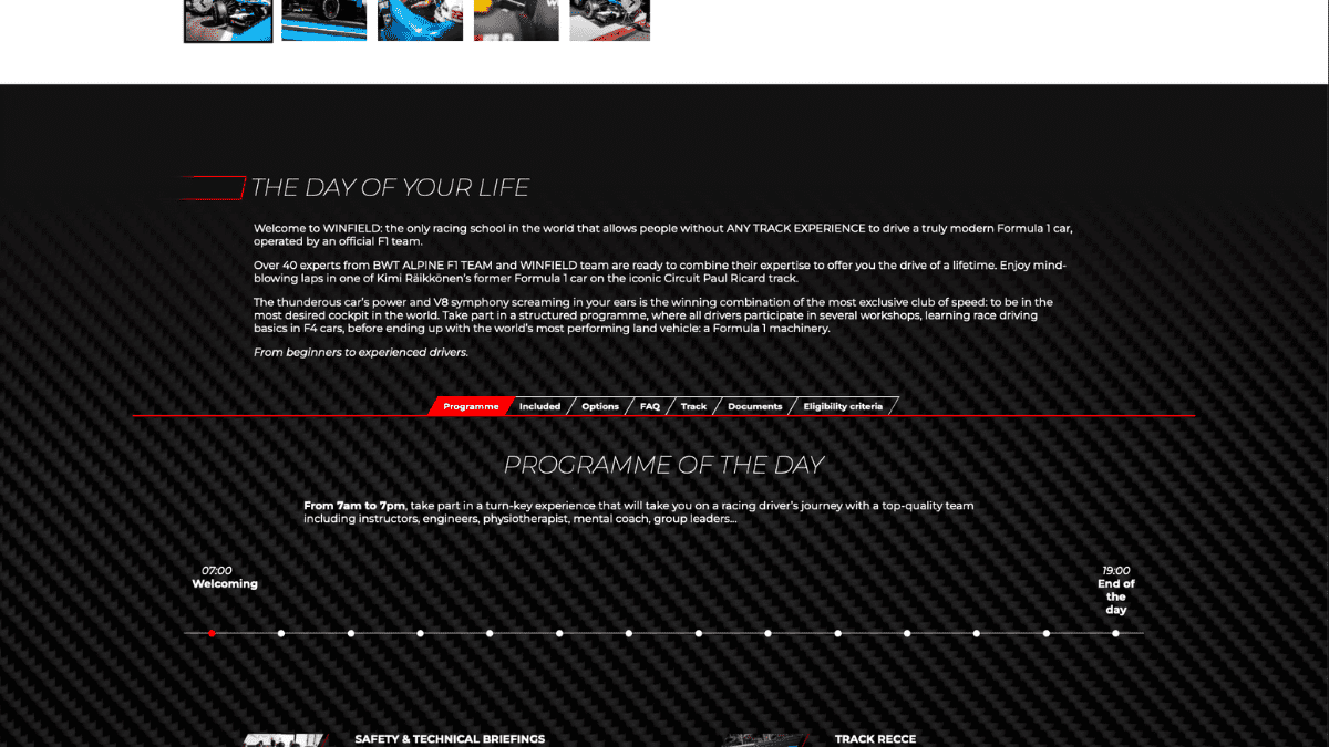 Programme de la journée